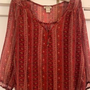 Lucky brand sheer top